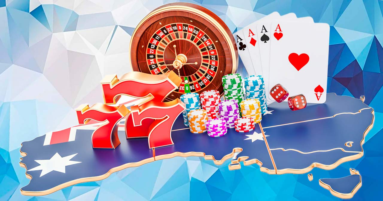Casino Online Australia Concept